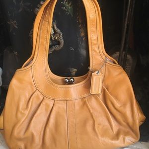 COACH Ergo Pleated Handbag ~ Like New